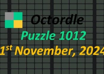 ‘Wordle’ Answer Today 1231 November 1st 2024 – Hints and Solution (11/1/24)