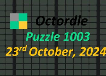 ‘Wordle’ Answer Today 1222 October 23rd 2024 – Hints and Solution (10/23/24)