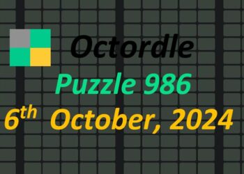 ‘Wordle’ Answer Today 1205 October 6th 2024 – Hints and Solution (10/6/24)