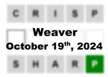 ‘Wordle’ Answer Today 1218 October 19th 2024 – Hints and Solution (10/19/24)