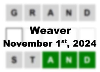 ‘Wordle’ Answer Today 1231 November 1st 2024 – Hints and Solution (11/1/24)