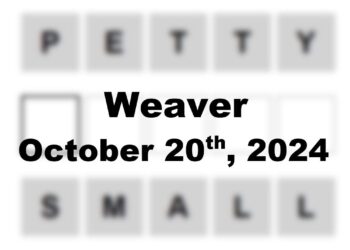 ‘Wordle’ Answer Today 1219 October 20th 2024 – Hints and Solution (10/20/24)