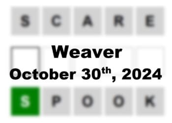 ‘Wordle’ Answer Today 1229 October 30th 2024 – Hints and Solution (10/30/24)