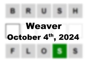 ‘Wordle’ Answer Today 1203 October 4th 2024 – Hints and Solution (10/4/24)