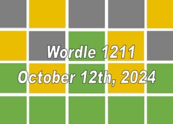 ‘Wordle’ Answer Today 1211 October 12th 2024 – Hints and Solution (10/12/24)