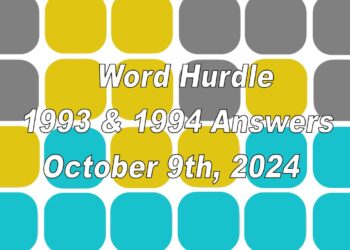 ‘Wordle’ Answer Today 1208 October 9th 2024 – Hints and Solution (10/9/24)
