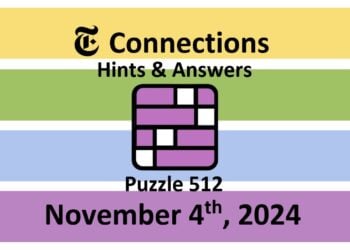 ‘Wordle’ Answer Today 1234 November 4th 2024 – Hints and Solution (11/4/24)