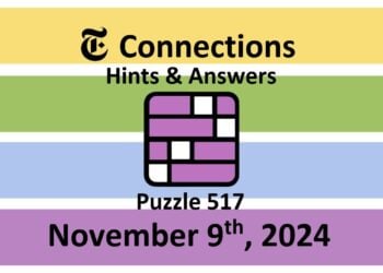 ‘Wordle’ Answer Today 1239 November 9th 2024 – Hints and Solution (11/9/24)