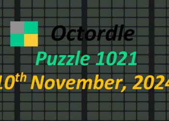 ‘Wordle’ Answer Today 1240 November 10th 2024 – Hints and Solution (11/10/24)