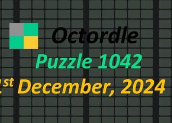 ‘Wordle’ Answer Today 1261 December 1st 2024 – Hints and Solution (12/1/24)