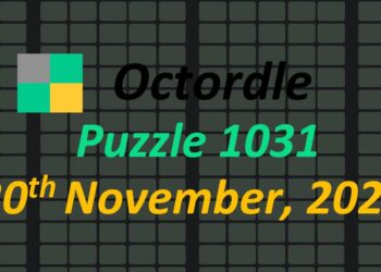 ‘Wordle’ Answer Today 1250 November 20th 2024 – Hints and Solution (11/20/24)