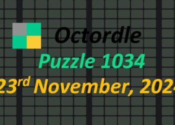 ‘Wordle’ Answer Today 1253 November 23rd 2024 – Hints and Solution (11/23/24)