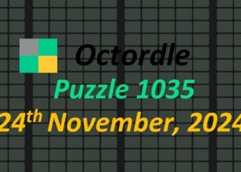 ‘Wordle’ Answer Today 1254 November 24th 2024 – Hints and Solution (11/24/24)
