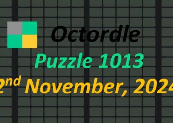 ‘Wordle’ Answer Today 1232 November 2nd 2024 – Hints and Solution (11/2/24)