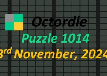 ‘Wordle’ Answer Today 1233 November 3rd 2024 – Hints and Solution (11/3/24)