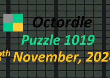‘Wordle’ Answer Today 1238 November 8th 2024 – Hints and Solution (11/8/24)