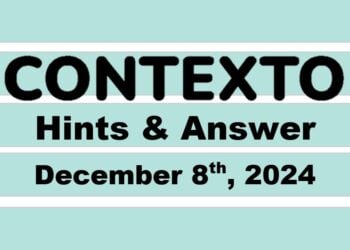 ‘Wordle’ Answer Today 1268 December 8th 2024 – Hints and Solution (12/8/24)