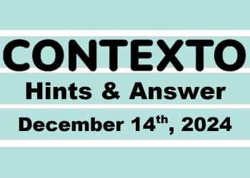 ‘Wordle’ Answer Today 1274 December 14th 2024 – Hints and Solution (12/14/24)