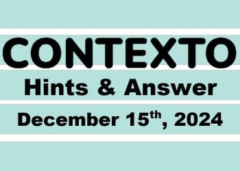 ‘Wordle’ Answer Today 1275 December 15th 2024 – Hints and Solution (12/15/24)