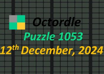 ‘Wordle’ Answer Today 1272 December 12th 2024 – Hints and Solution (12/12/24)
