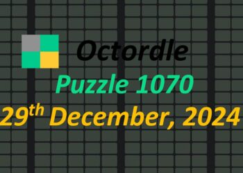 ‘Wordle’ Answer Today 1289 December 29th 2024 – Hints and Solution (12/29/24)