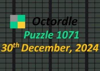 ‘Wordle’ Answer Today 1290 December 30th 2024 – Hints and Solution (12/30/24)