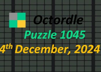 ‘Wordle’ Answer Today 1264 December 4th 2024 – Hints and Solution (12/4/24)
