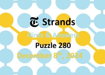 ‘Wordle’ Answer Today 1268 December 8th 2024 – Hints and Solution (12/8/24)