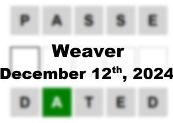 ‘Wordle’ Answer Today 1272 December 12th 2024 – Hints and Solution (12/12/24)