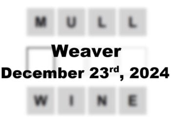 Today’s ‘Weaver’ Answer: December 23rd 2024 Hints and Solution