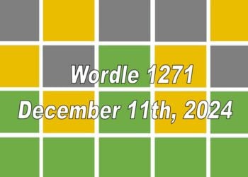 ‘Wordle’ Answer Today 1271 December 11th 2024 – Hints and Solution (12/11/24)