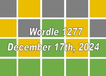 ‘Wordle’ Answer Today 1277 December 17th 2024 – Hints and Solution (12/17/24)