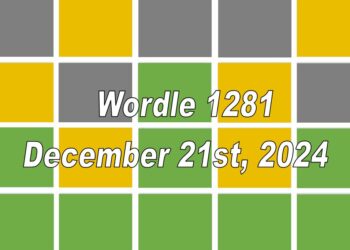 ‘Wordle’ Answer Today 1281 December 21st 2024 – Hints and Solution (12/21/24)