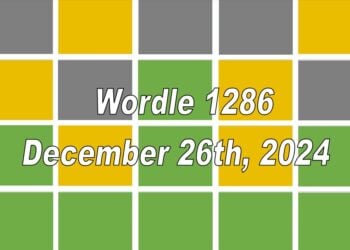 ‘Wordle’ Answer Today 1286 December 26th 2024 – Hints and Solution (12/26/24)