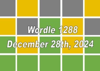 ‘Wordle’ Answer Today 1288 December 28th 2024 – Hints and Solution (12/28/24)
