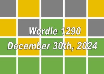 ‘Wordle’ Answer Today 1290 December 30th 2024 – Hints and Solution (12/30/24)