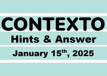 ‘Wordle’ Answer Today 1306 January 15th 2025 – Hints and Solution (1/15/25)