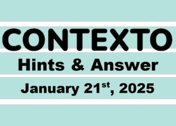 ‘Wordle’ Answer Today 1312 January 21st 2025 – Hints and Solution (1/21/25)
