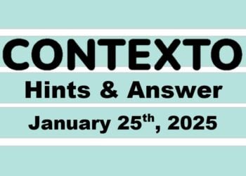 ‘Wordle’ Answer Today 1316 January 25th 2025 – Hints and Solution (1/25/25)