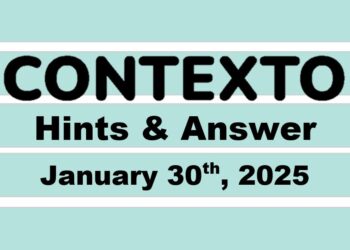 ‘Wordle’ Answer Today 1321 January 30th 2025 – Hints and Solution (1/30/25)