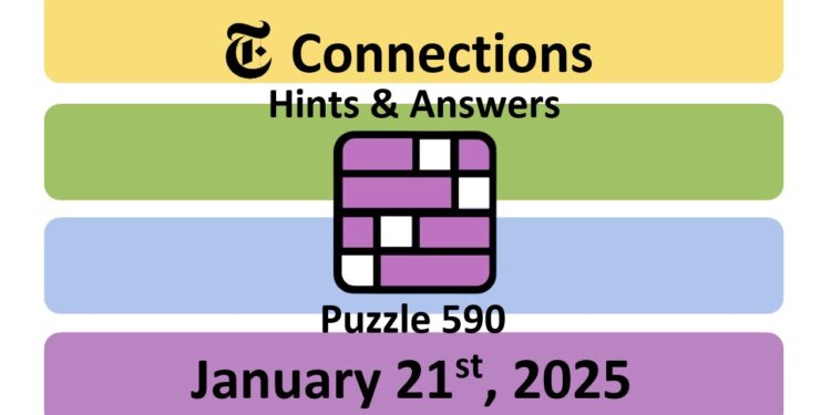 Daily NYT Connections 590 Answers - January 21st 2025
