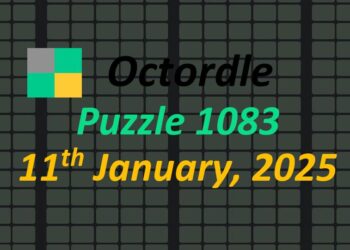 ‘Wordle’ Answer Today 1302 January 11th 2025 – Hints and Solution (1/11/25)