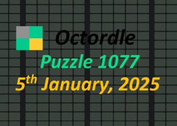 ‘Wordle’ Answer Today 1296 January 5th 2025 – Hints and Solution (1/5/25)