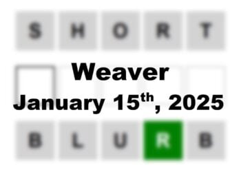 ‘Wordle’ Answer Today 1306 January 15th 2025 – Hints and Solution (1/15/25)