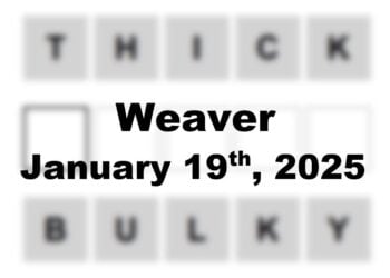 ‘Wordle’ Answer Today 1310 January 19th 2025 – Hints and Solution (1/19/25)