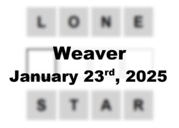 ‘Wordle’ Answer Today 1314 January 23rd 2025 – Hints and Solution (1/23/25)