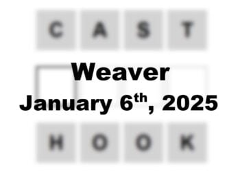 Today’s ‘Weaver’ Answer: January 6th 2025 Hints and Solution