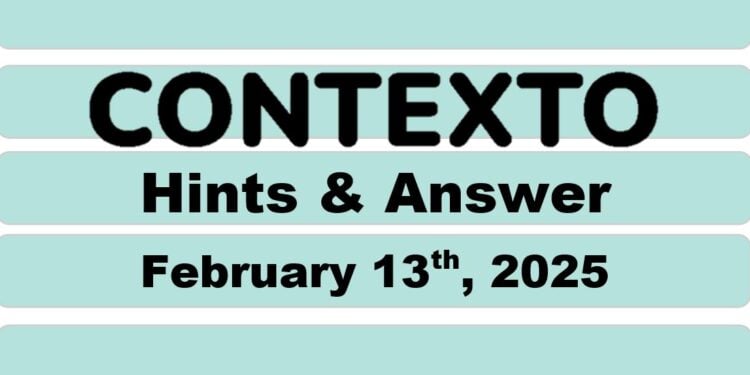 Daily Contexto 879 - February 13th 2025