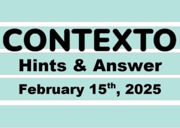 ‘Wordle’ Answer Today 1337 February 15th 2025 – Hints and Solution (2/15/25)