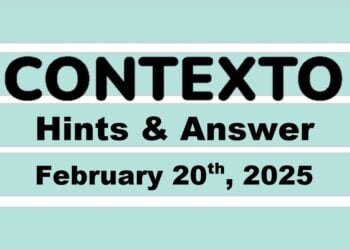 ‘Wordle’ Answer Today 1342 February 20th 2025 – Hints and Solution (2/20/25)